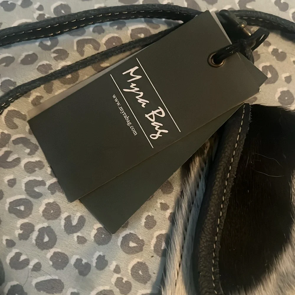 Myra Hair on Hide Crossbody - Picture 2 of 6